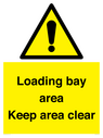 loading-bay-area-keep-area-clear-sign~